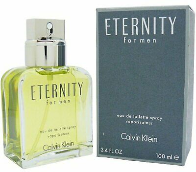 Eternity For Men By Calvin Klein 3.4 Oz Edt New In Box